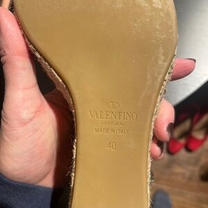 Valentino wedge espadrilles